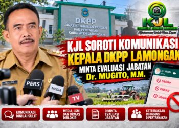 KJL Pertanyakan Akses Komunikasi Kepala DKPP Lamongan dengan Insan Pers