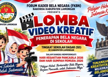 FKBN Lamongan Ajak Pelajar SD Praktikkan Bela Negara Lewat Lomba Video Kreatif