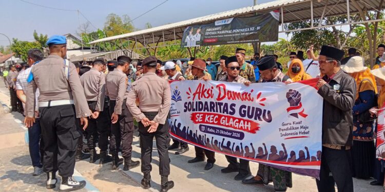Solidaritas Guru MI di Glagah, Kemenag Lamongan: Tidak Ada Surat Pemberitahuan