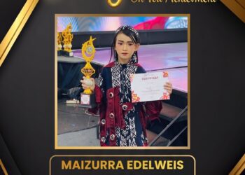 Maizurra Edelweis Aljuno Raih Juara 3 Fashion Show Batik di Icon Mall Gresik, Wakili Mecca Modelling